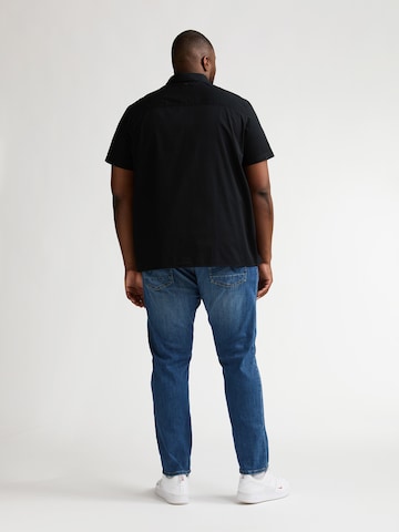 Petrol Industries Regular fit Overhemd 'Trailhawk' in Zwart