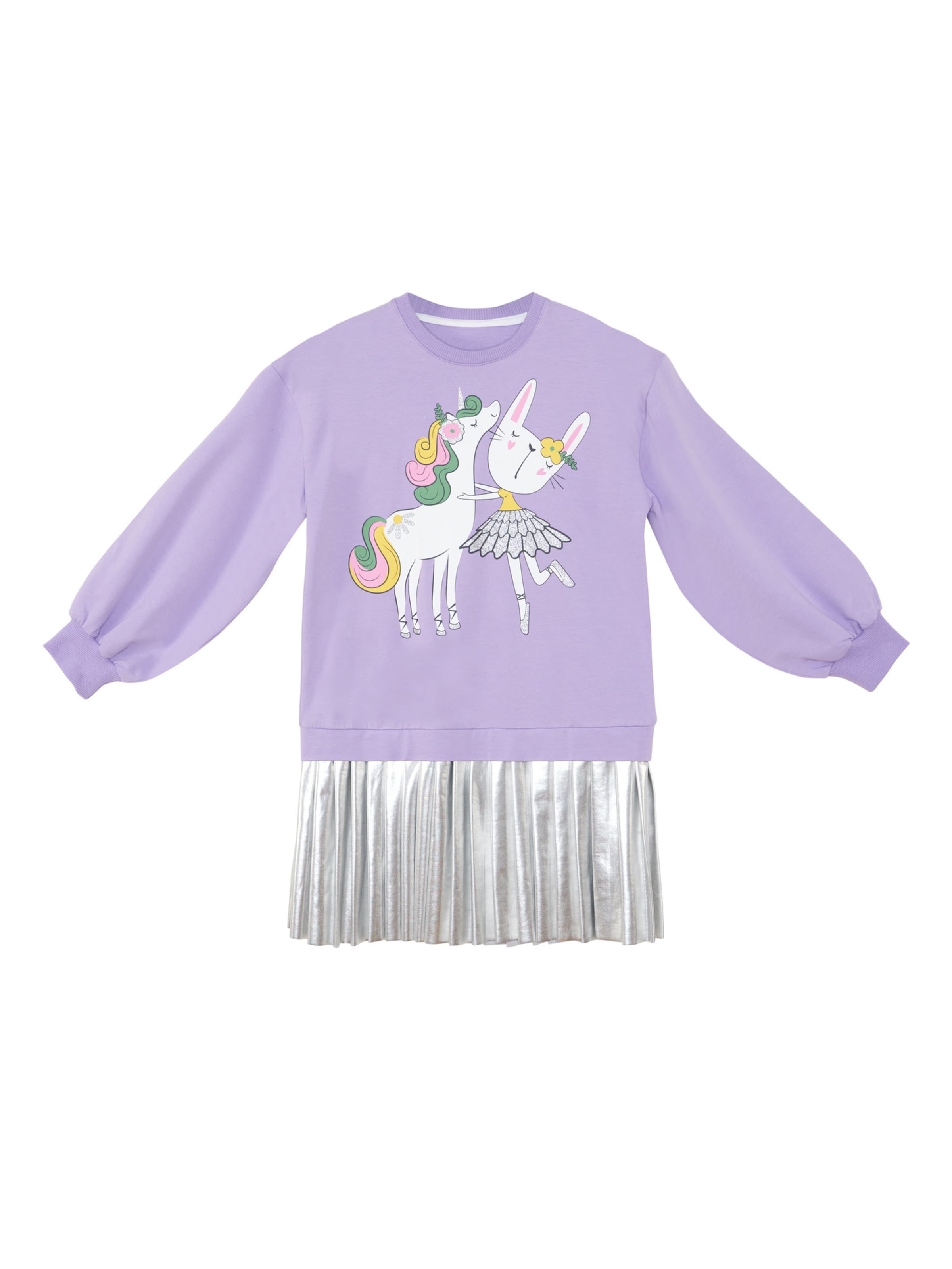 Robe MSH B&G en violet : devant