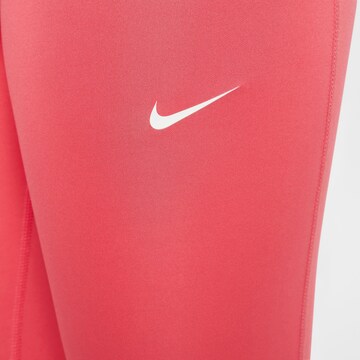 NIKE Skinny Workout Pants 'Pro' in Pink