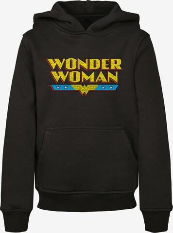 F4NT4STIC Sweatshirt 'DC Comics Superhelden Wonder Woman' in Zwart: voorkant