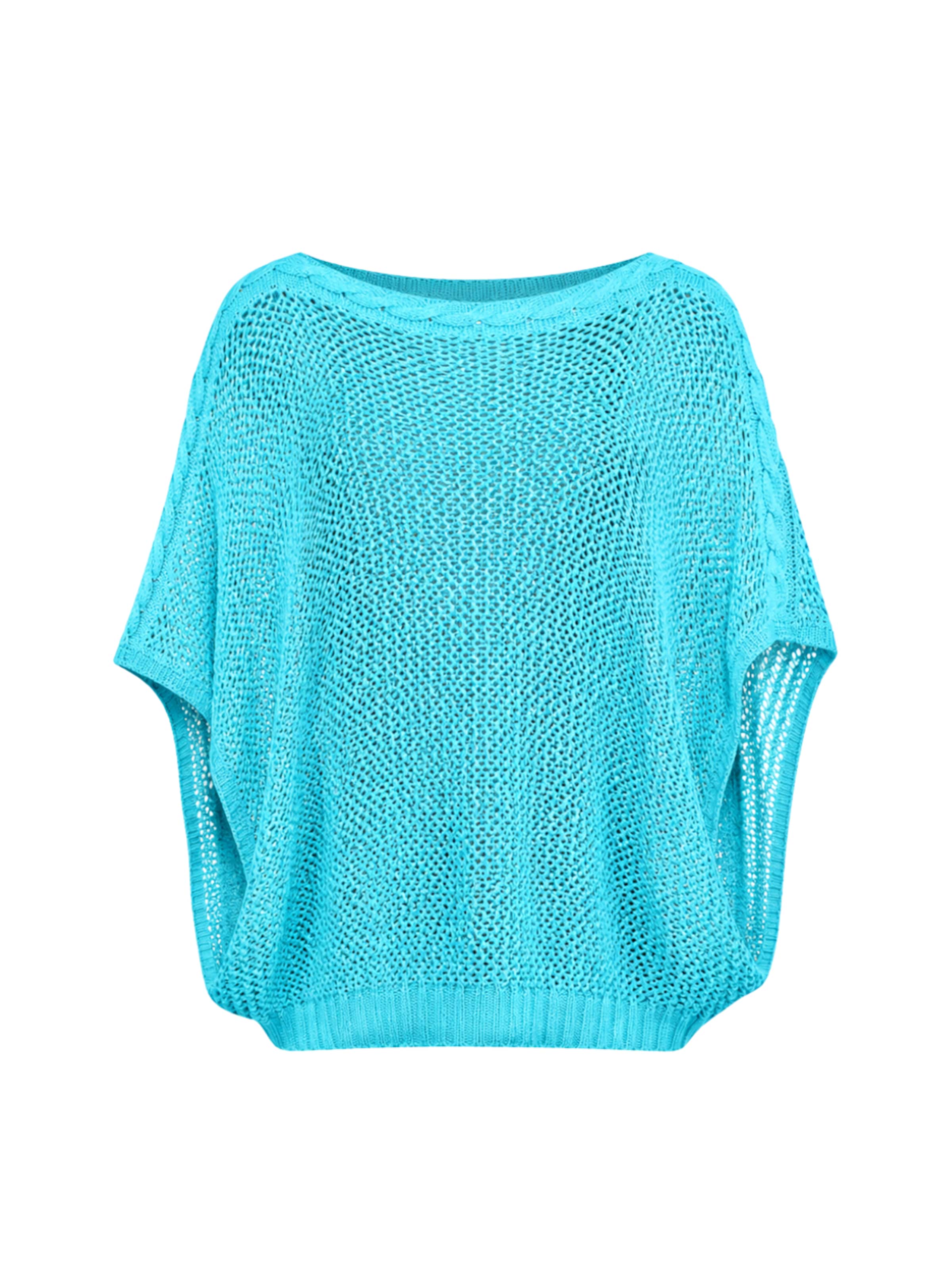 Süel knitwear Jersey 'Birthday' en M-L en turquesa, Vista del producto