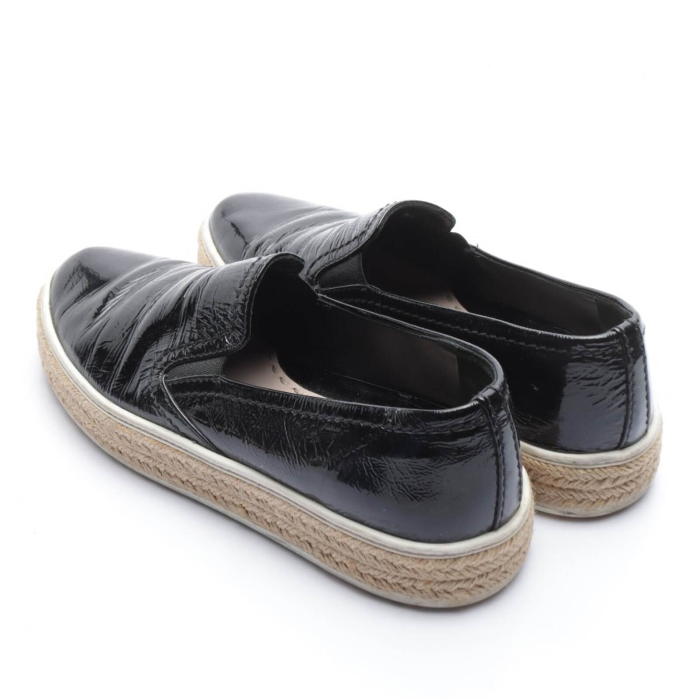 Miu Miu Flats & Loafers in 37 in Black