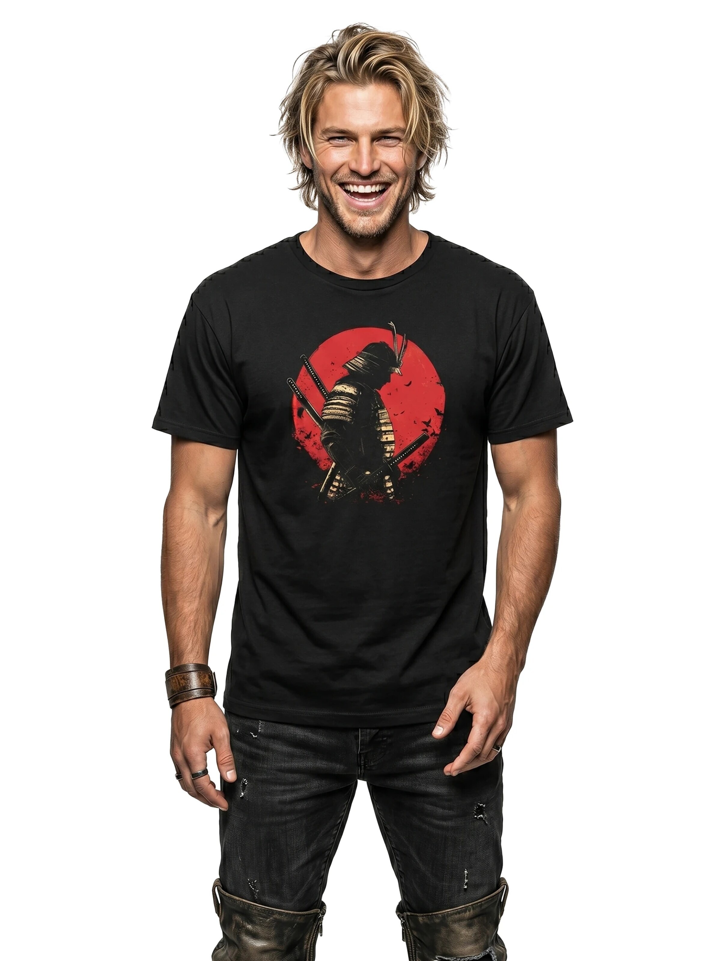 MAKAYA Shirt 'Samurai' in Black