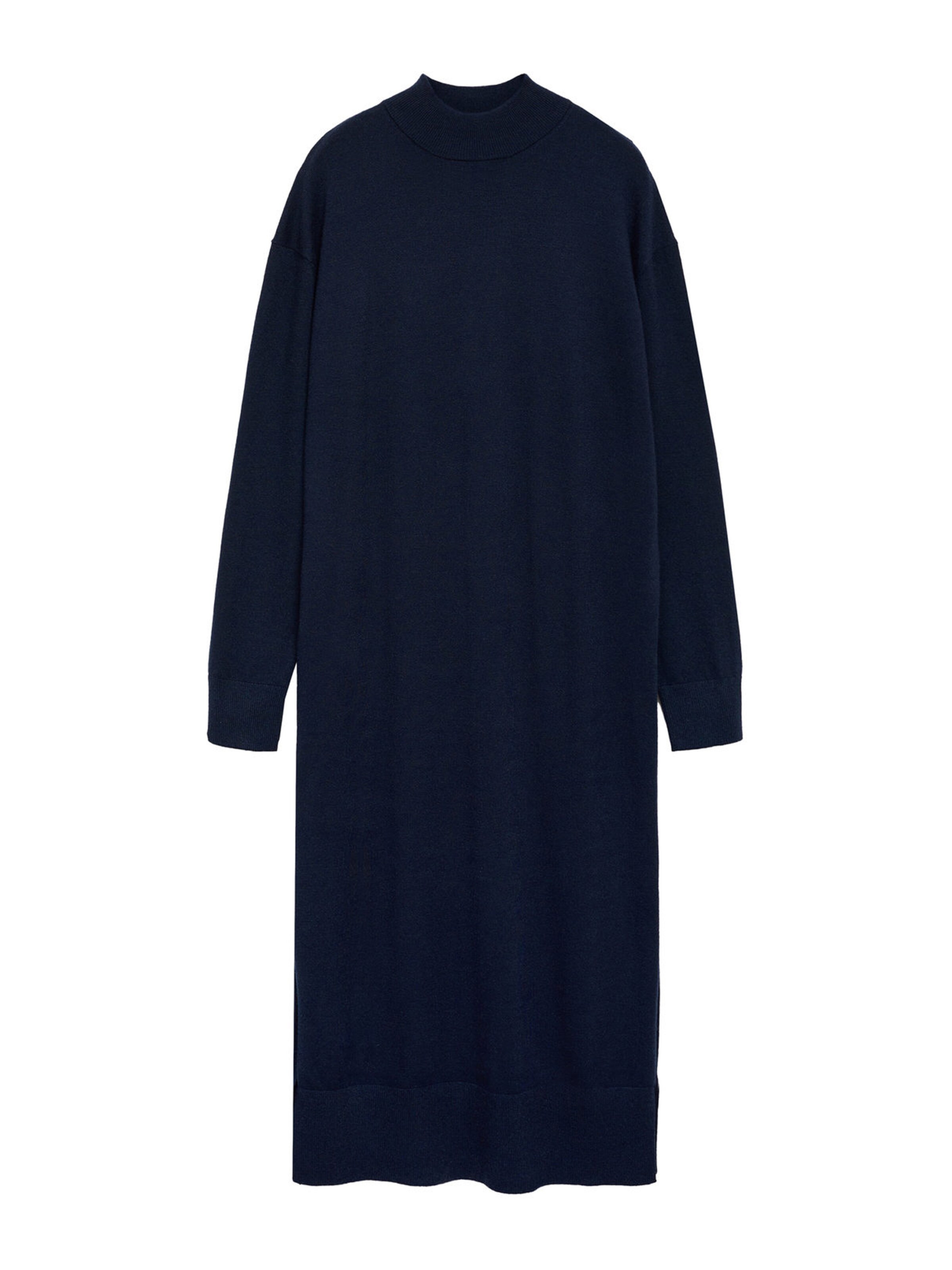 Rochie tricotat 'VIEIRA' de la MANGO pe albastru: față