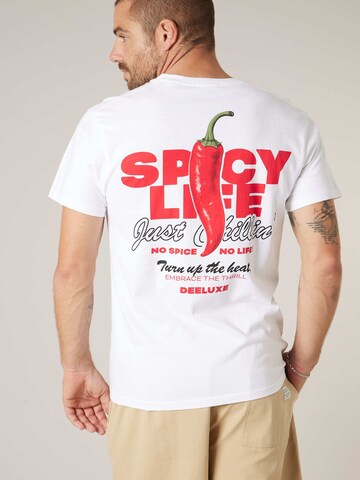 T-Shirt 'SPICY ' Deeluxe en blanc