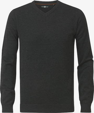 Petrol Industries - Pullover 'Alton' em preto: frente