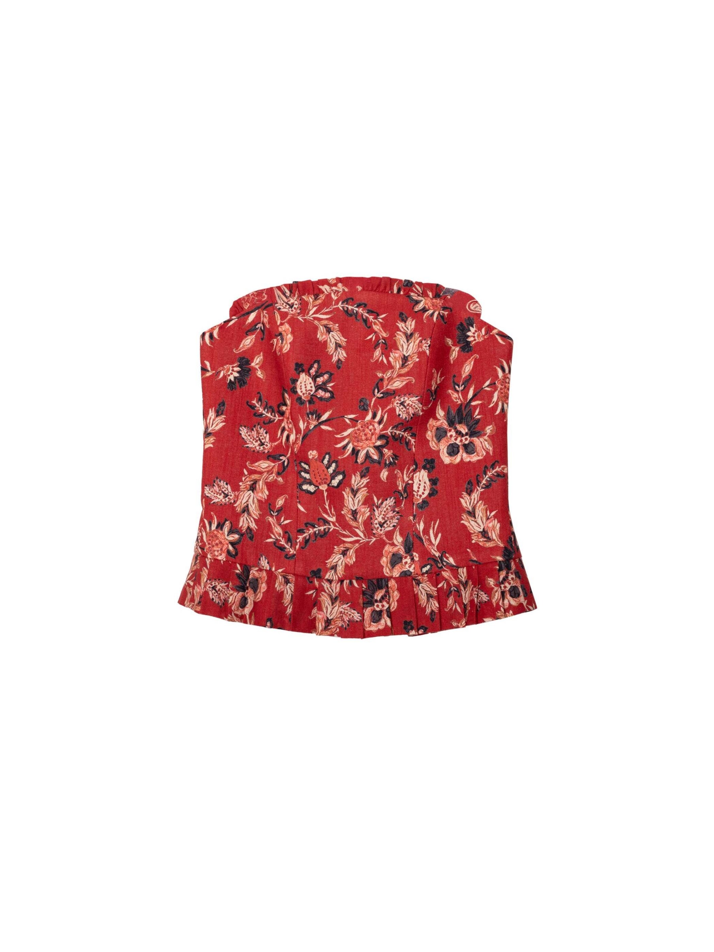 THE-ARE - Top en rojo: frente