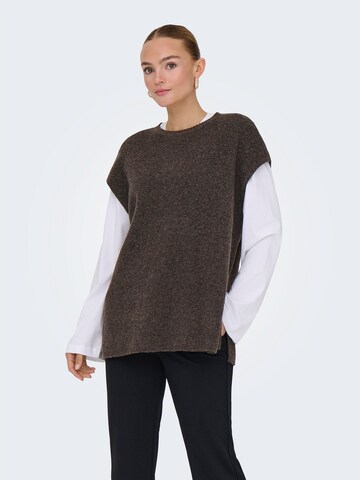 ONLY - Jersey 'ONLRENE' en marrón: frente