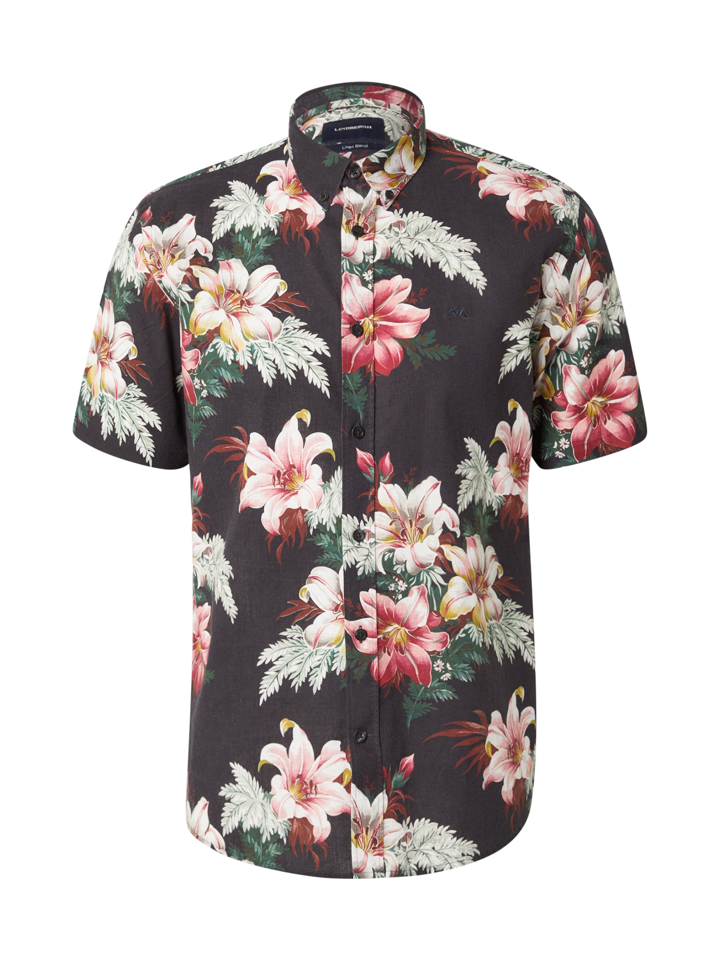 Chemise Lindbergh en noir : devant