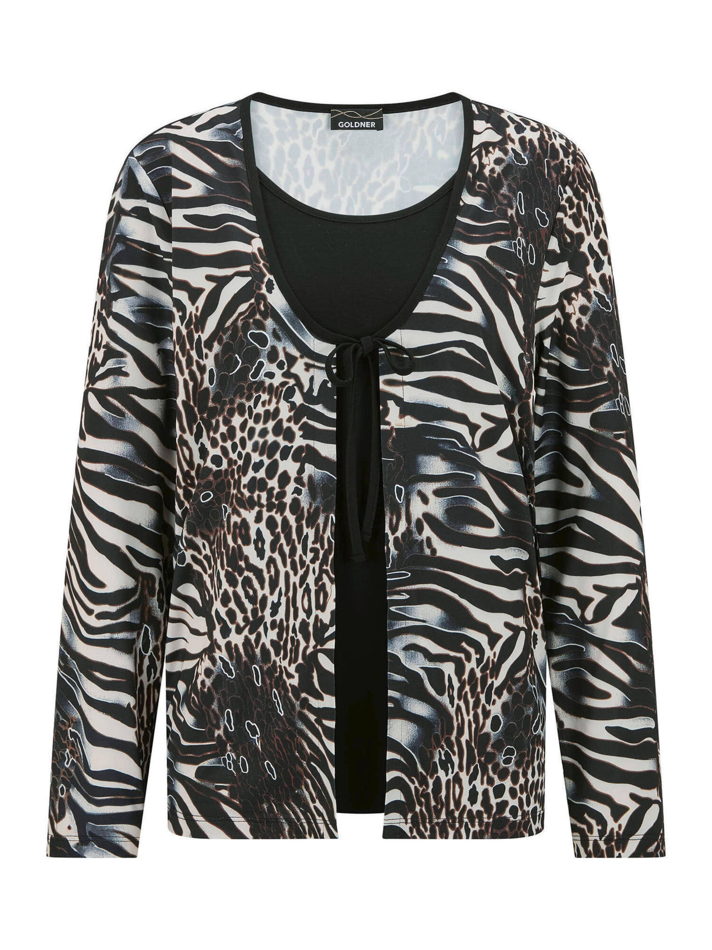 T-shirt Goldner en noir : devant