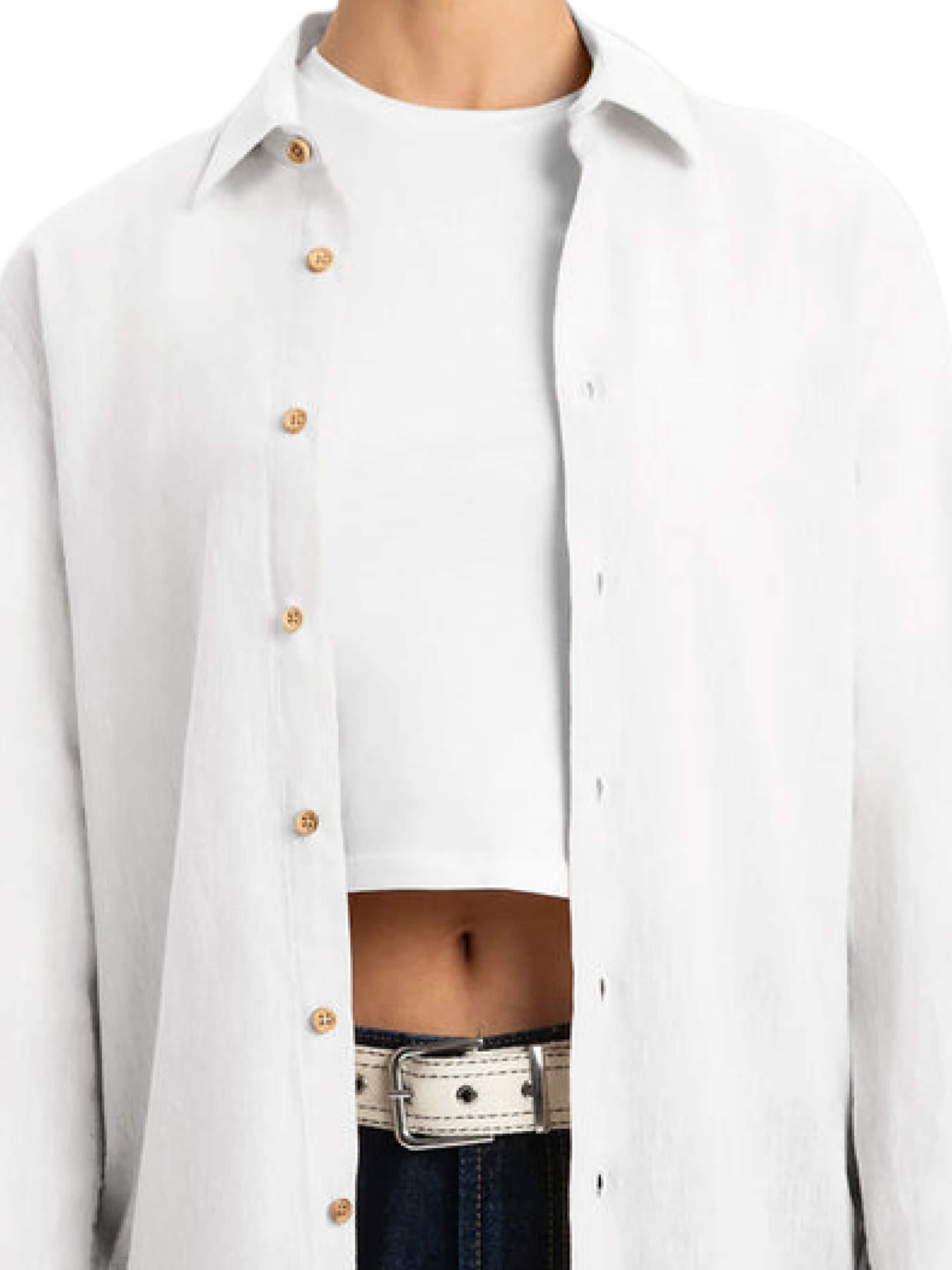 UNIQVIBE Bluse in Weiß