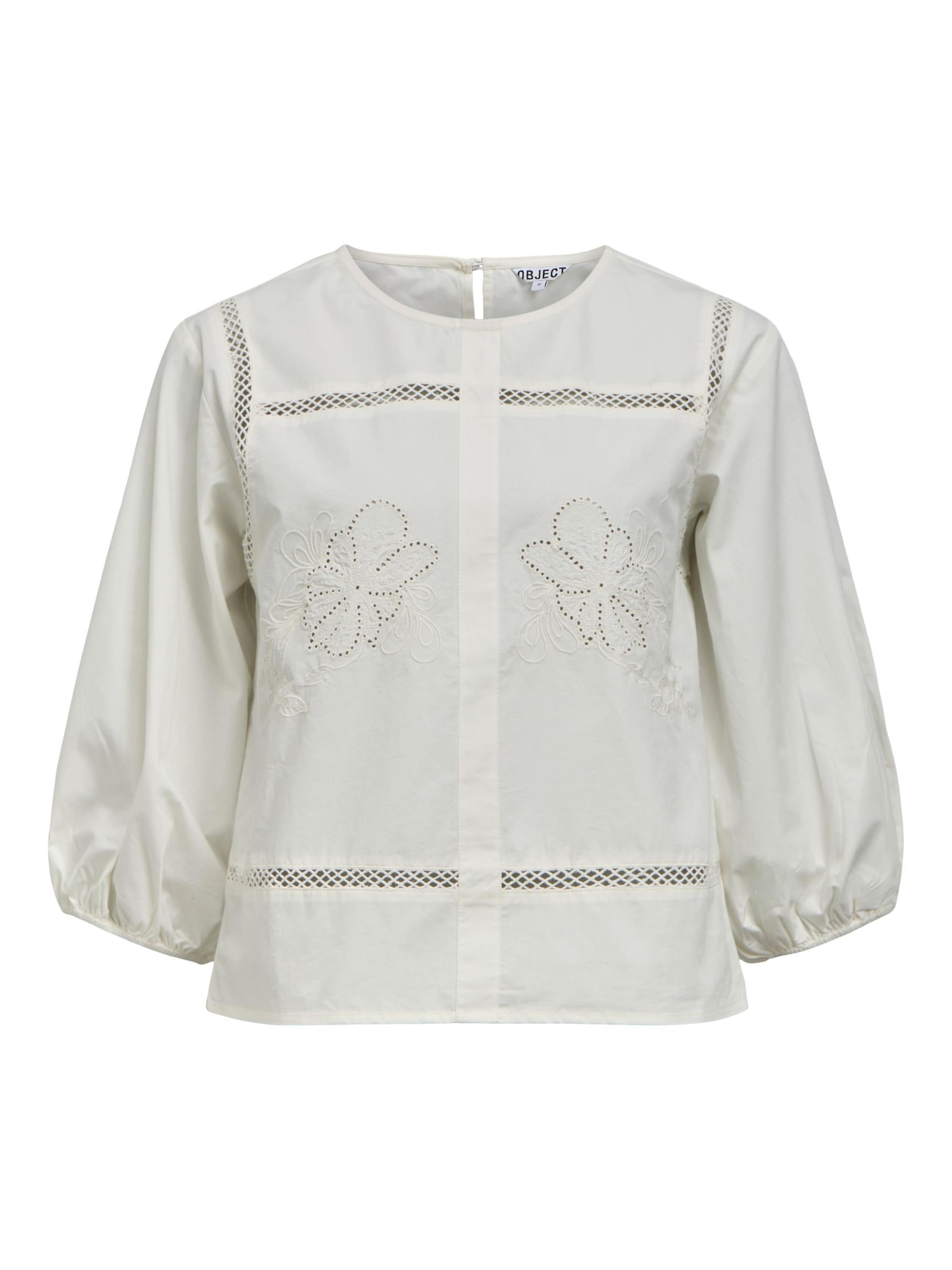 OBJECT Blouse in Wit: voorkant