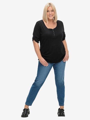 SHEEGO Skinny Jeggings in Blau