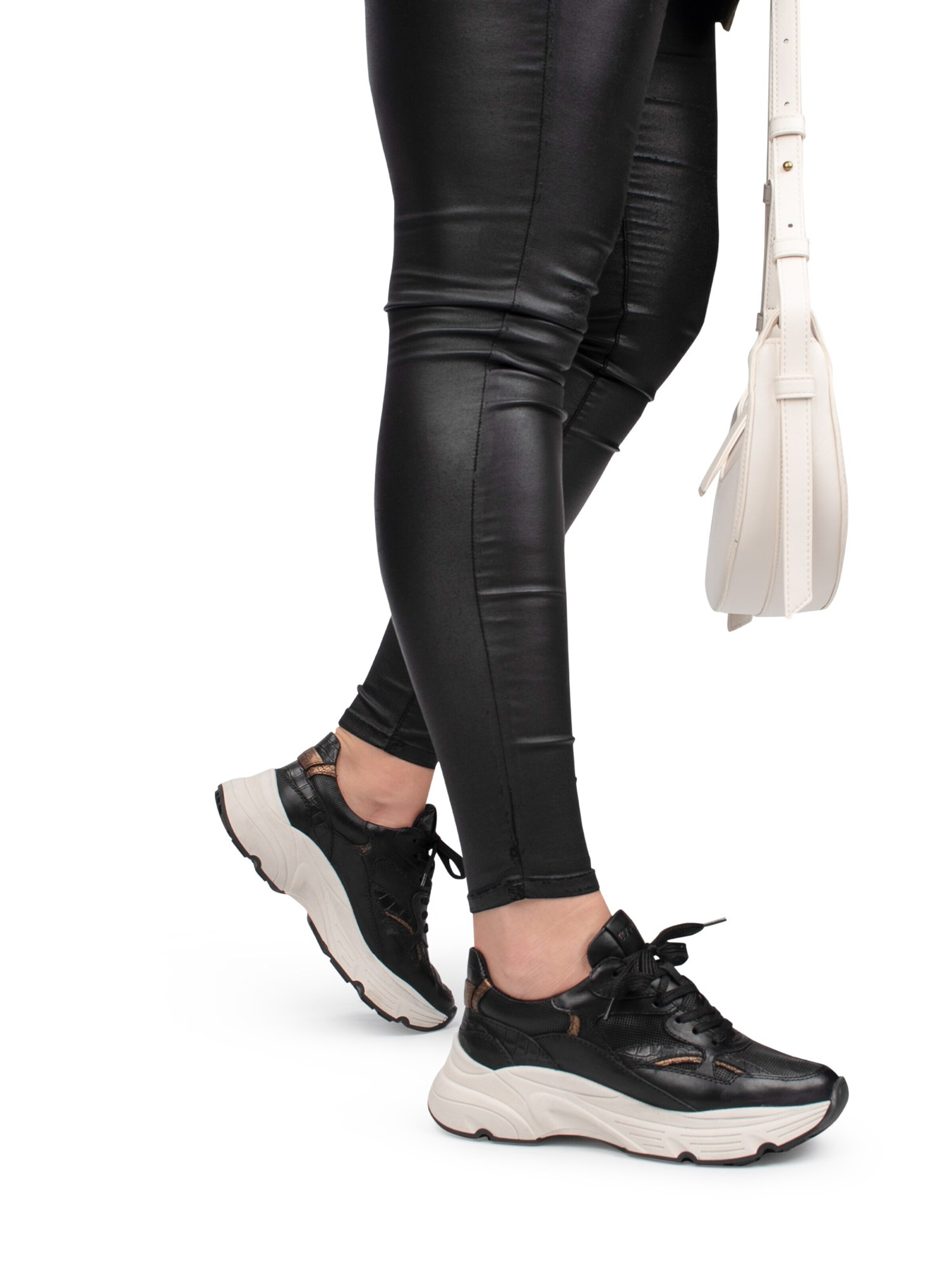 Haboob Sneakers laag 'LouLou' in Zwart