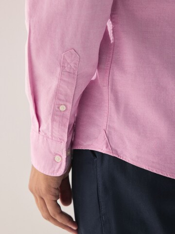 Slim fit Cămașă de la Next pe roz