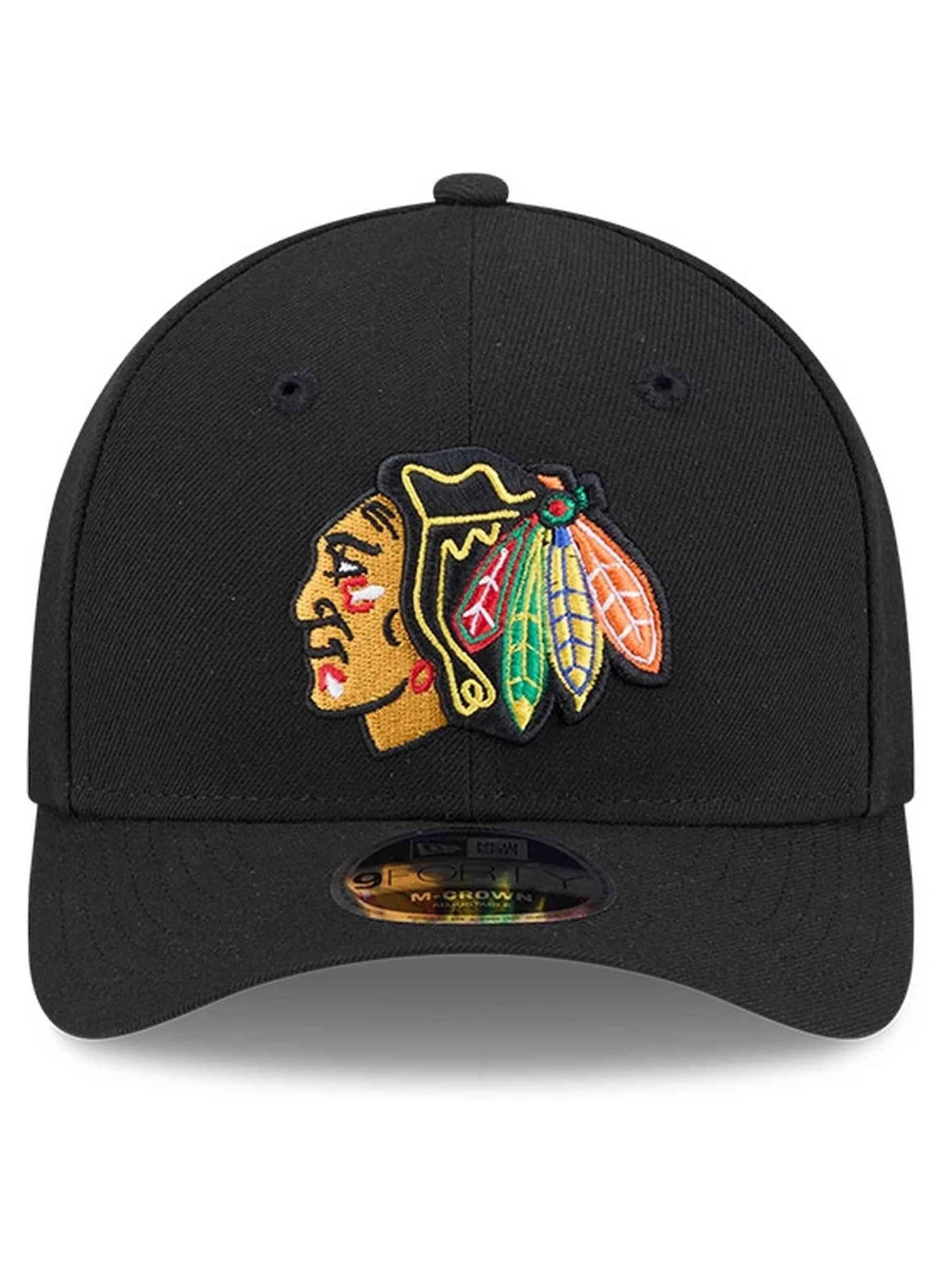 NEW ERA Cap 'Gorra new era negra chicago blackhawks nhl team 940mc chibla otc' in Black
