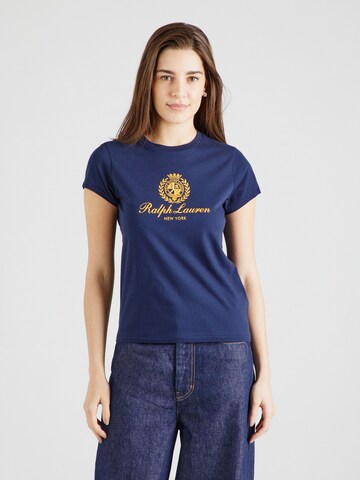 Polo Ralph Lauren Shirt 'HOTEL' in Blue: front