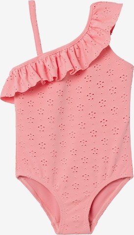 Maillot de bain 'ZAYA' NAME IT en rose : devant