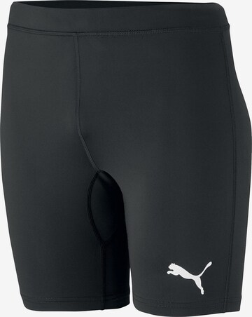 PUMA Skinny Sporthose in Schwarz