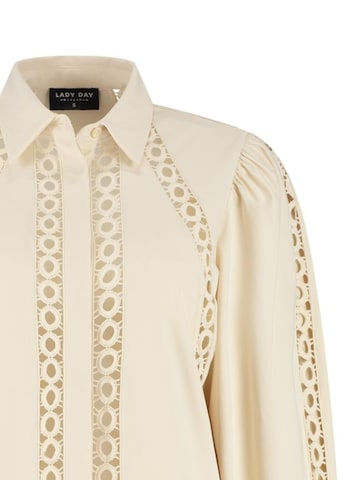 Lady Day Blouse 'Lady Day Emmeline ecru' in Beige