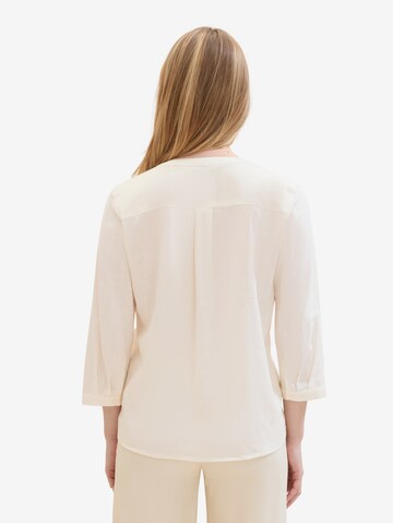 TOM TAILOR Bluse in Beige