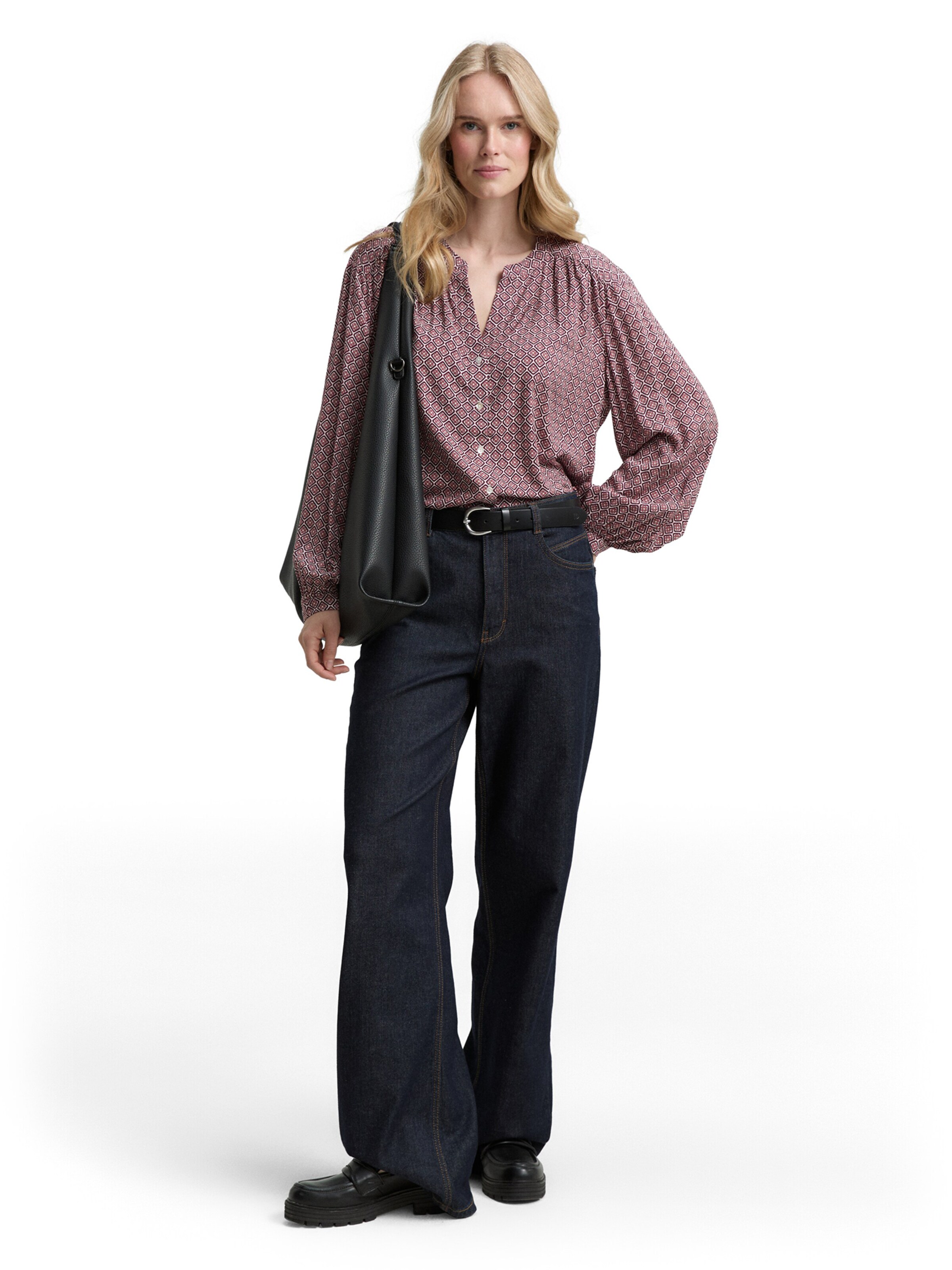 TOM TAILOR Bluse i rød