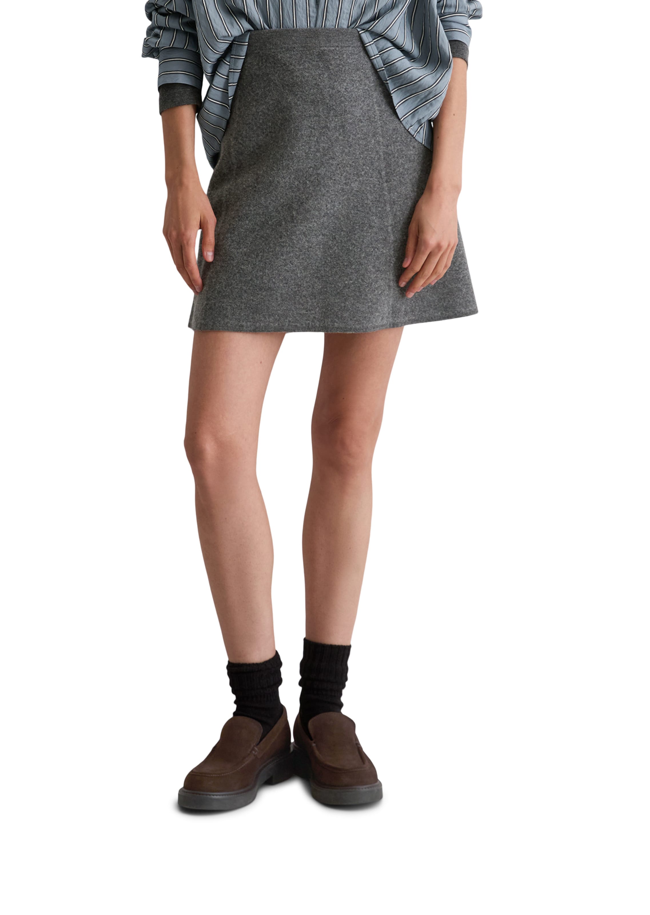 Marc O'Polo Skirt in Grey: front