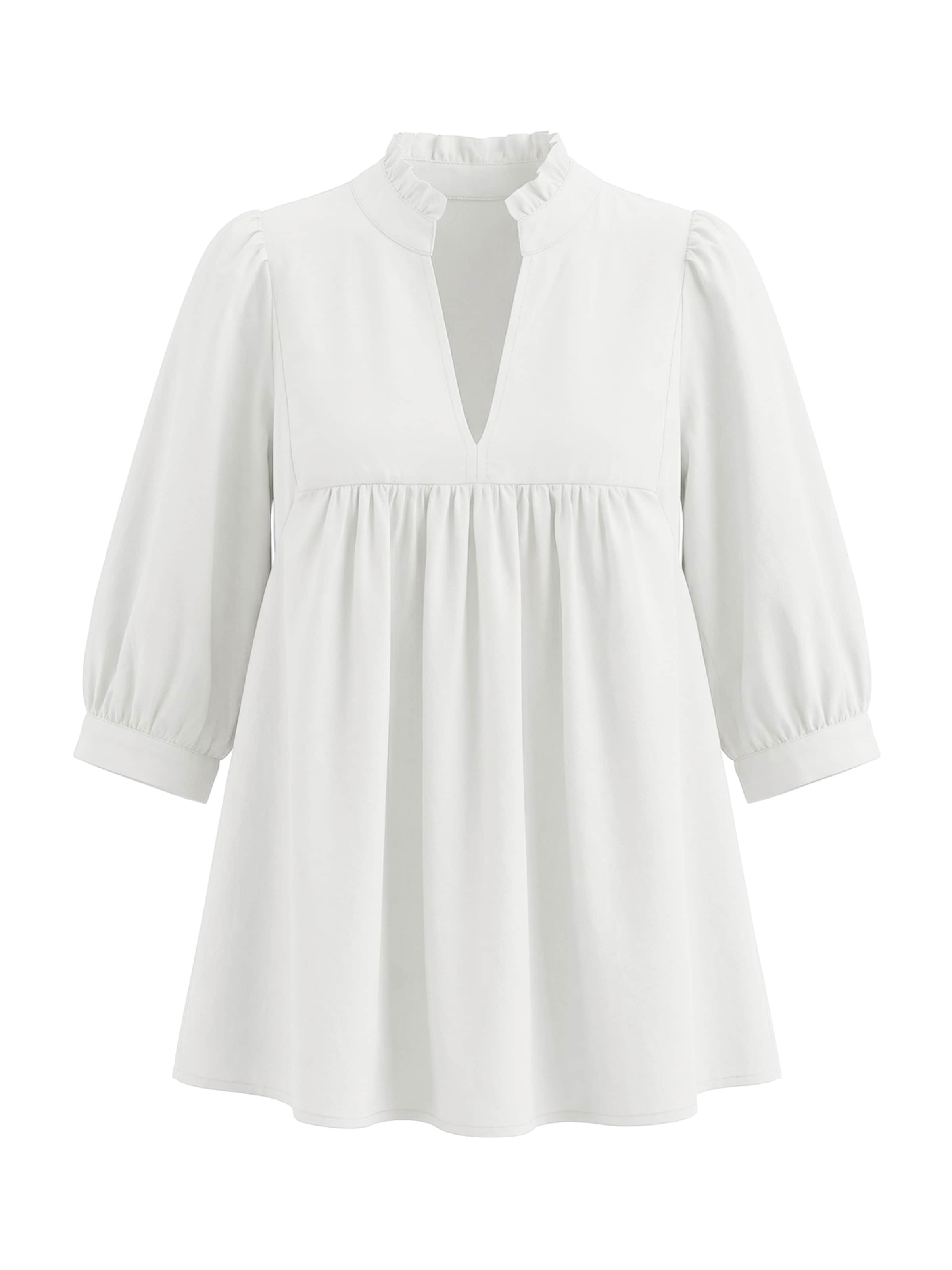 Imily Bela - Blusa en blanco: frente