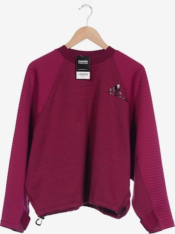 ADIDAS PERFORMANCE Sweatshirt & Zip-Up Hoodie in XXXL in Pink: front