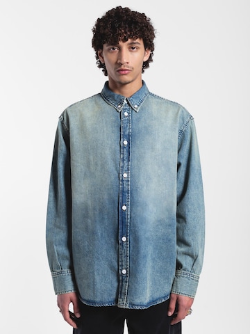 Dr. Denim Shirt 'Ray Denim' in Blauw