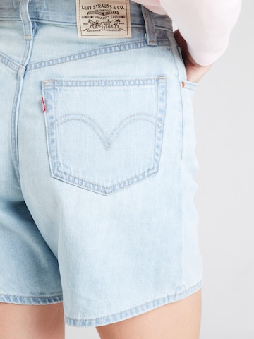 Loosefit Pantaloni 'HIGH BAGGY SHORT WHERES MY PHO IN LINEN DENIM' di LEVI'S ® in blu
