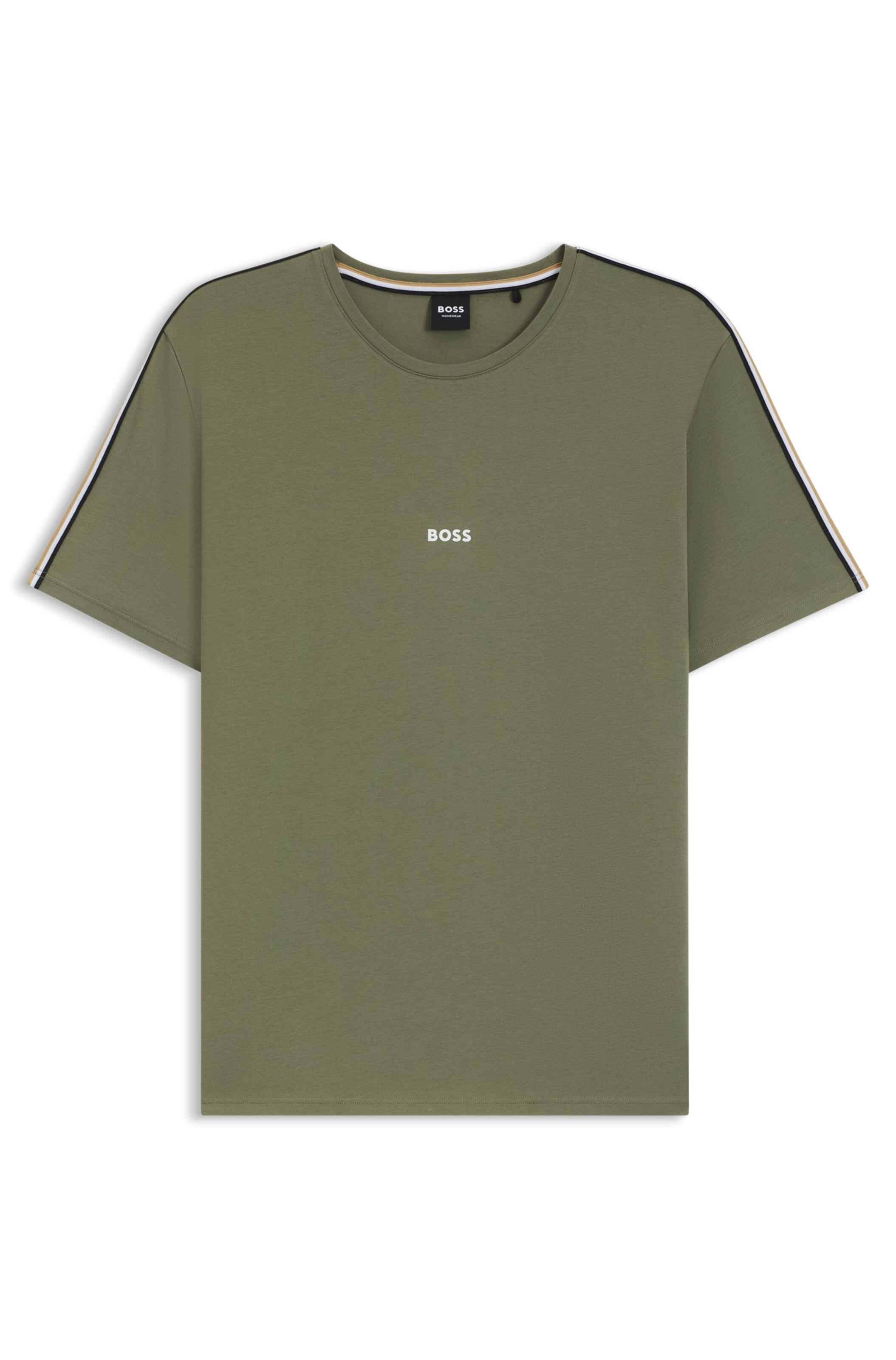 BOSS Schlafshirt in Grün: Vorderseite