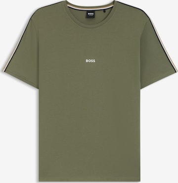 BOSS Schlafshirt in Grün: Vorderseite