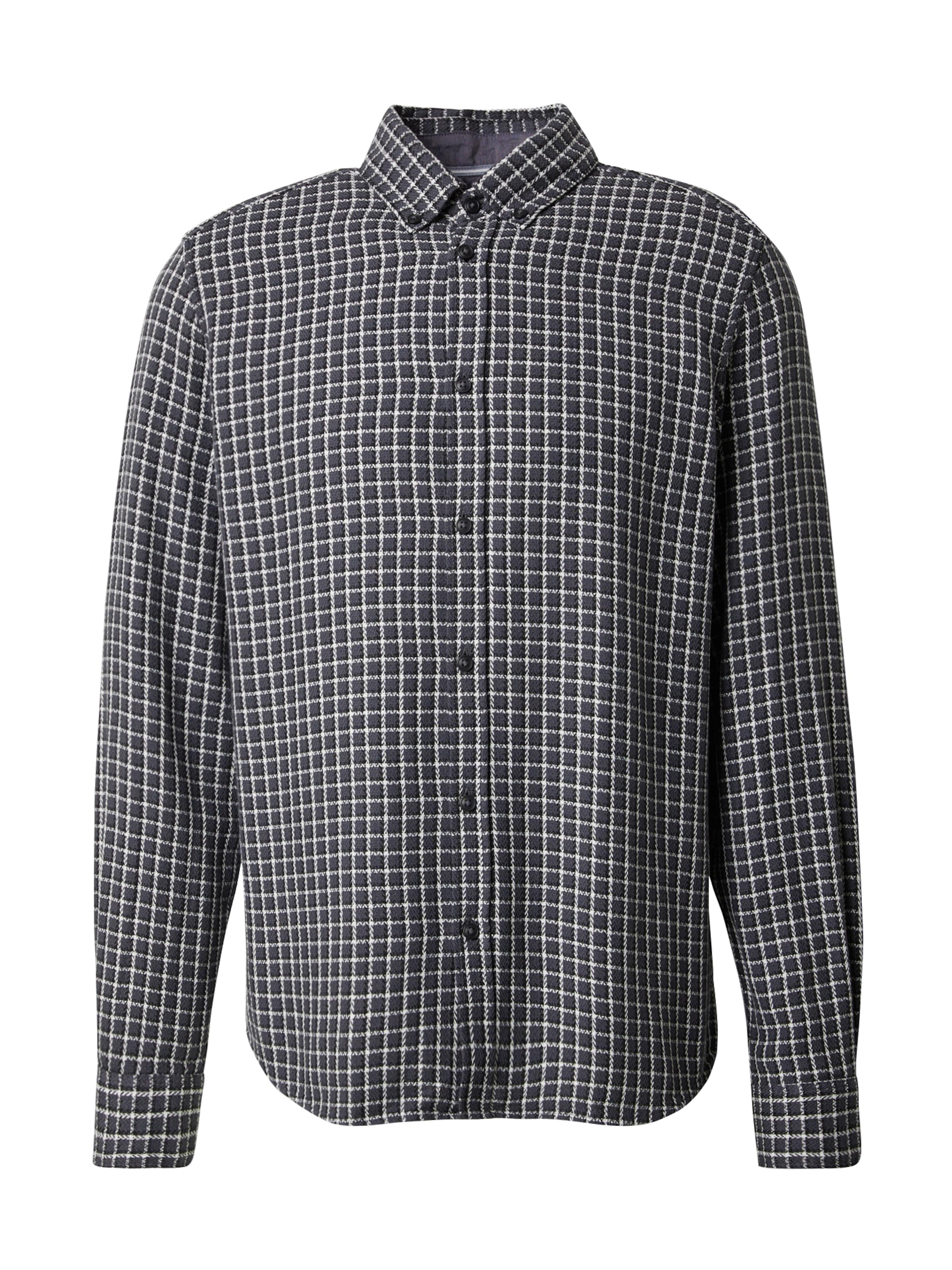 s.Oliver Regular fit Button Up Shirt in Grey: front