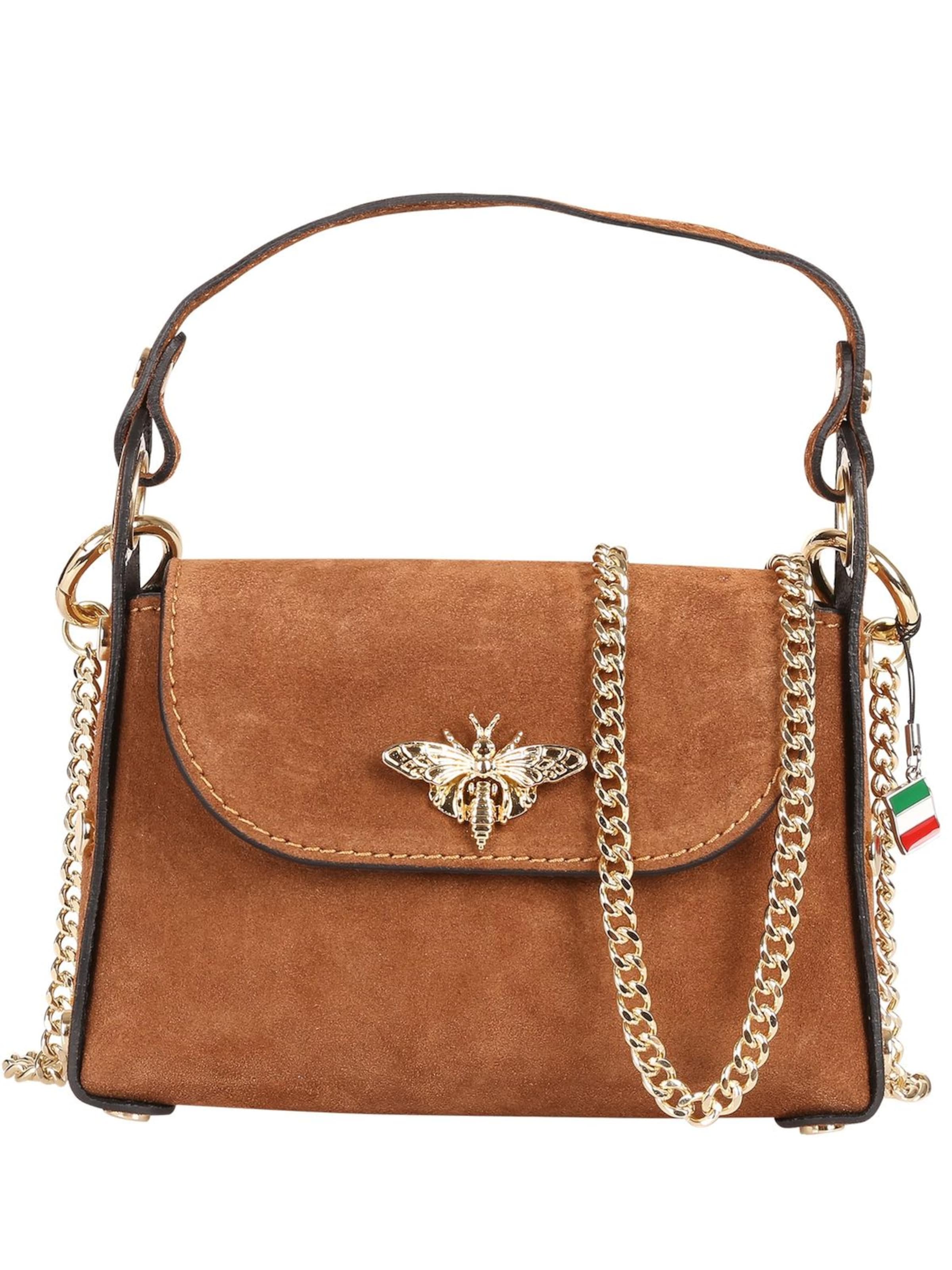 Florence Shoulder Bag in Brown: front