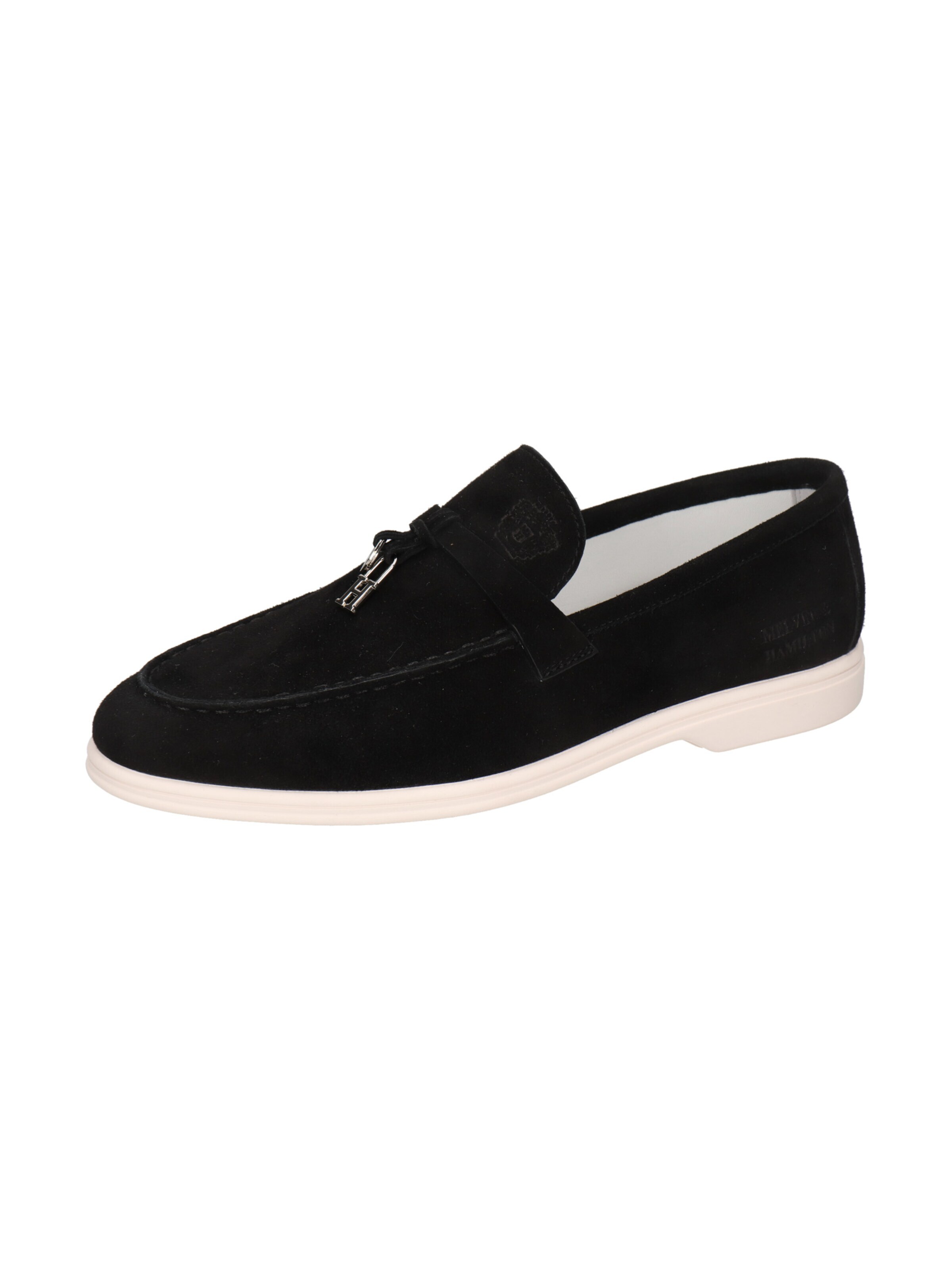 MELVIN & HAMILTON Moccasins 'Adley 3' in Black: front