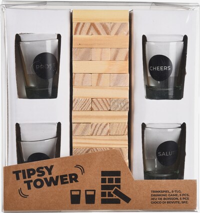 Depot Trinkspiel 'Tipsy Tower' in mischfarben, Produktansicht