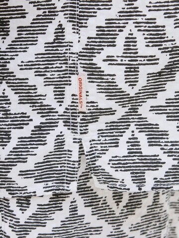 JACK & JONES Comfort fit Overhemd 'JORSeersucker' in Wit