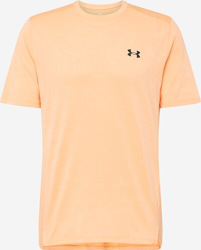 Sportiniai marškinėliai iš UNDER ARMOUR, spalva – pastelinė oranžinė / juoda, Prekių apžvalga