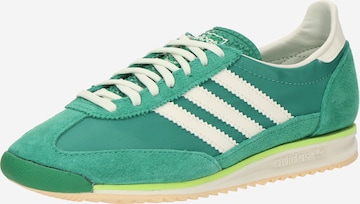 Baskets basses 'SL 72 OG' ADIDAS ORIGINALS en vert : devant