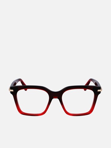 FERRAGAMO Sunglasses 'Ferragamo SF3009 Gradient transparent dark red 52/18/145 WOMAN Eyewear Frame' in Red