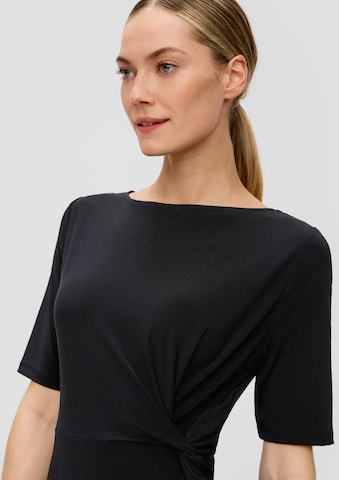 s.Oliver BLACK LABEL Kleid in Schwarz