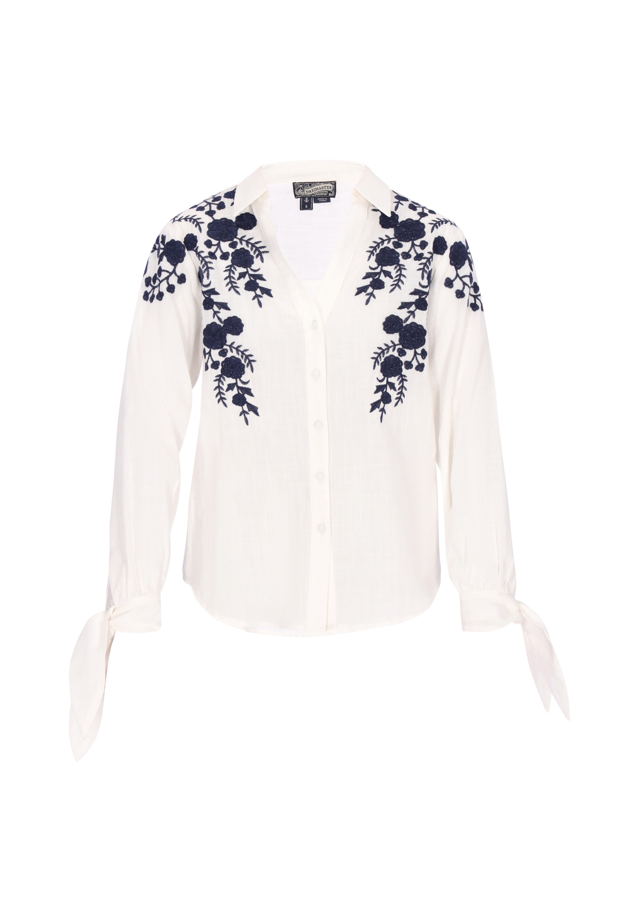 DreiMaster Vintage Blouse in White: front