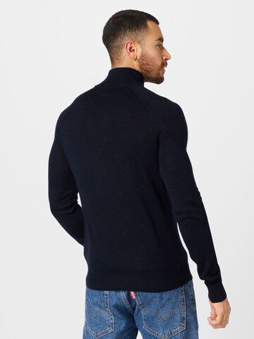 Bruun & Stengade Pullover 'Pelle' in Blau