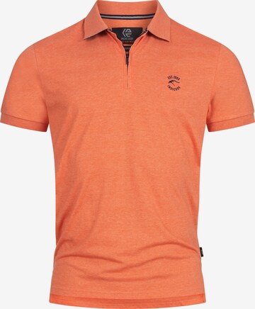 INDICODE JEANS Shirt ' Yonah ' in Orange: front