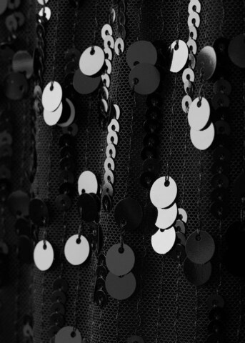 MANGO TEEN Skirt 'Glitter' in Black