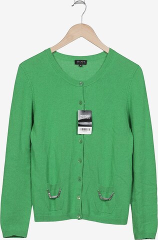 ESCADA SPORT Strickjacke 7XL in Grün: Vorderseite