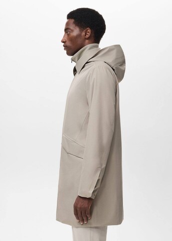 MANGO MAN Between-Seasons Coat 'Area' in Grey