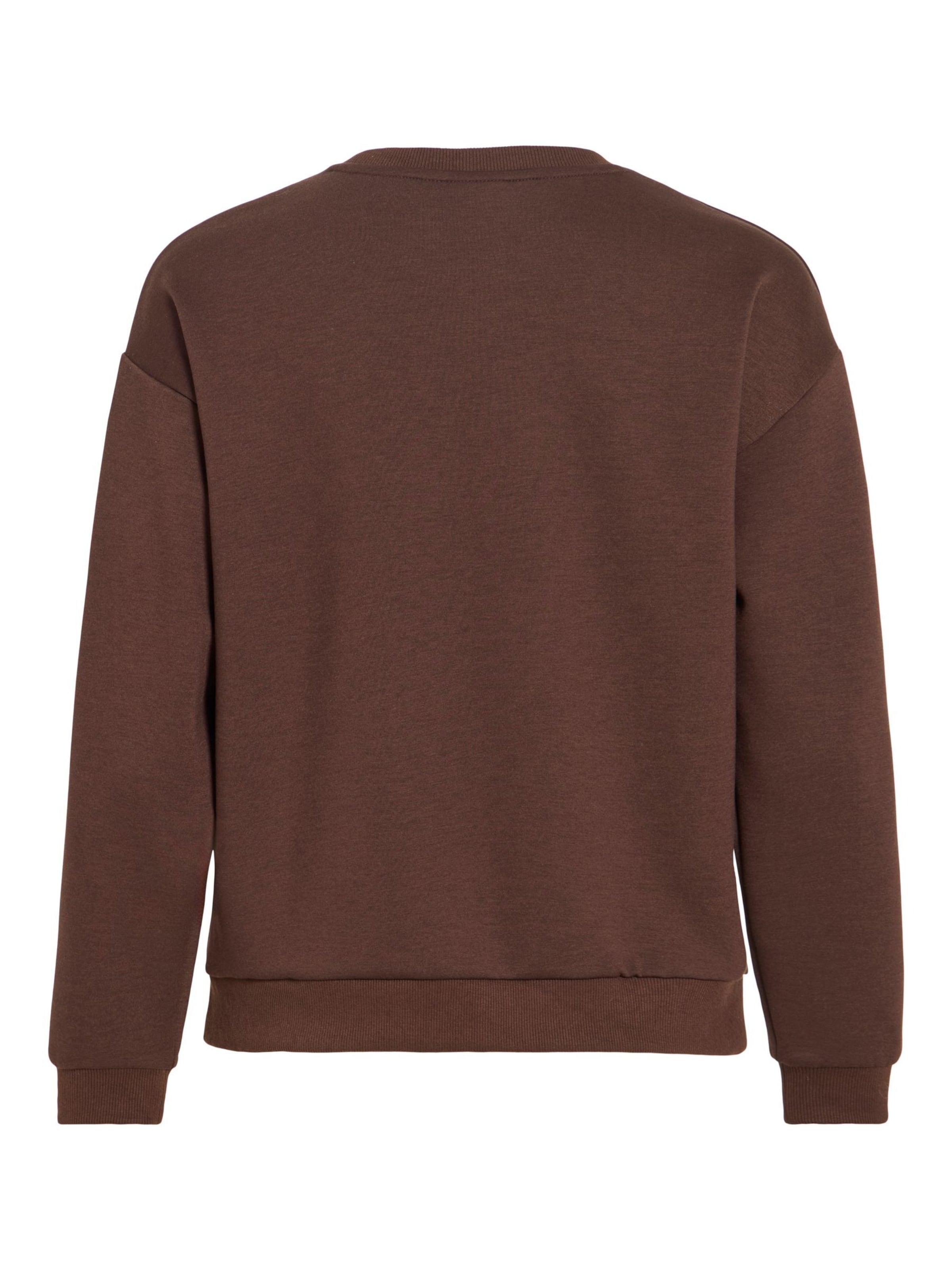 VILA Sweatshirt 'VISandy' i brun