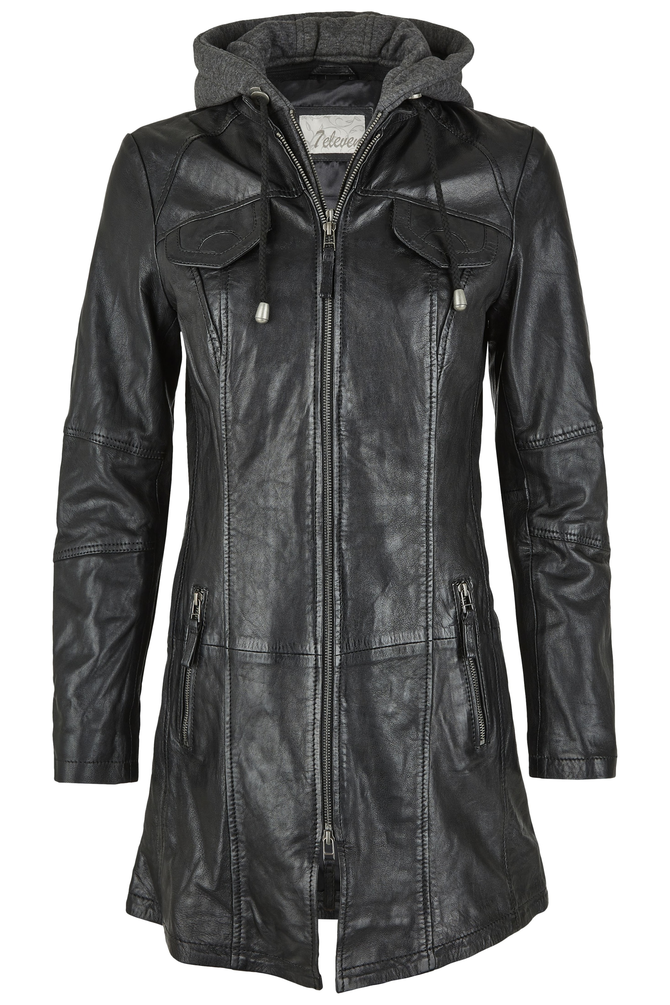 7ELEVEN Between-season jacket 'SEBresco' in Black: front